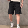 2Y Premium - Black Buttons Shorts